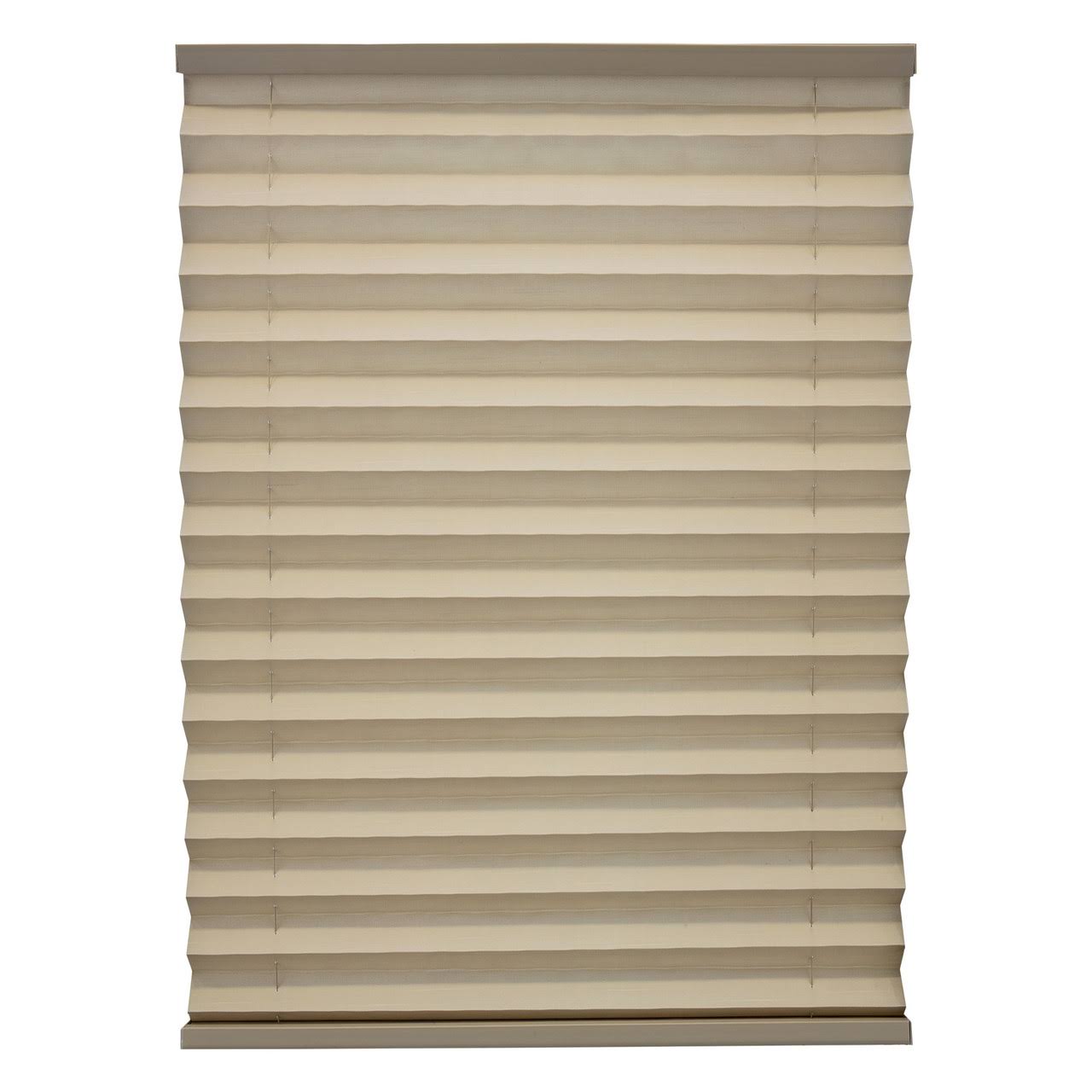 195208f84157c489a0a356b820d66048b8a0e9c799f1f31d9b8bedc51066844c.jpg RV Camper Pleated Blind Shades Cappuccino 14" x 24" - Image 1