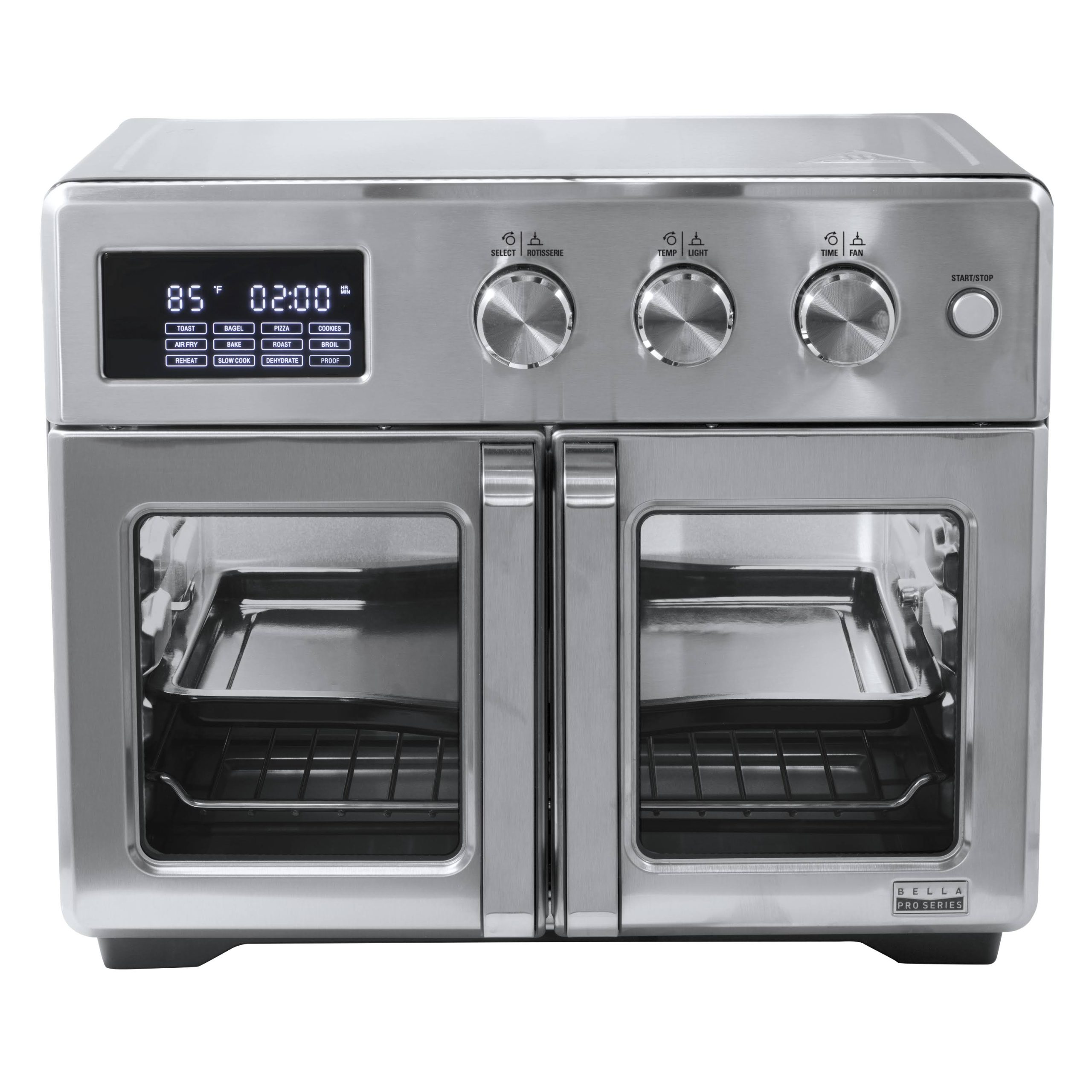 197943ddd4bd983dfa37d6b2f7365aaf8fd90a315bd981fdf981ad2284784bb6.jpg Bella Pro Series - 12-in-1 6-Slice Toaster Oven + 33-Qt. Air Fryer - New (Bb) - Image 1