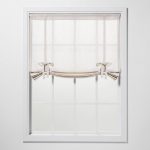 42"x63" Bonaire Light Filtering Balloon Shade Beige - Threshold