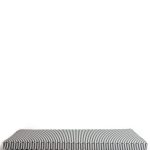 Business Pleasure Lauren's Stripe Outdoor Living Collection Bench Cushion Pillow - Lauren's Navy Stripe