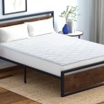 Vibe Cooling Quilted Memory Foam Mattress Pad, Full - White