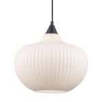 Trans Globe Lighting 16181 Aristo 12" Wide Pendant - Black