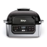 Ninja Ag301 Foodi 5-in-1 Indoor Grill with 4-Quart Air Fryer