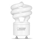 Feit Electric 60W Equivalent CFL Twist Light Bulb On GU24 Base, Non-Dimmable, 900 Lumens, 10K Life Hours, 4100K Cool White, 6 Pack - BPESL13T/GU24