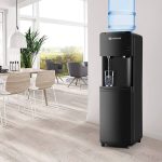 Artist Hand Water Coolers 5 Gallon Top Load,Hot/Cold Water Cooler Dispenser, Innovative Slim Design Energy Saving Freestanding with Child Safety Lock