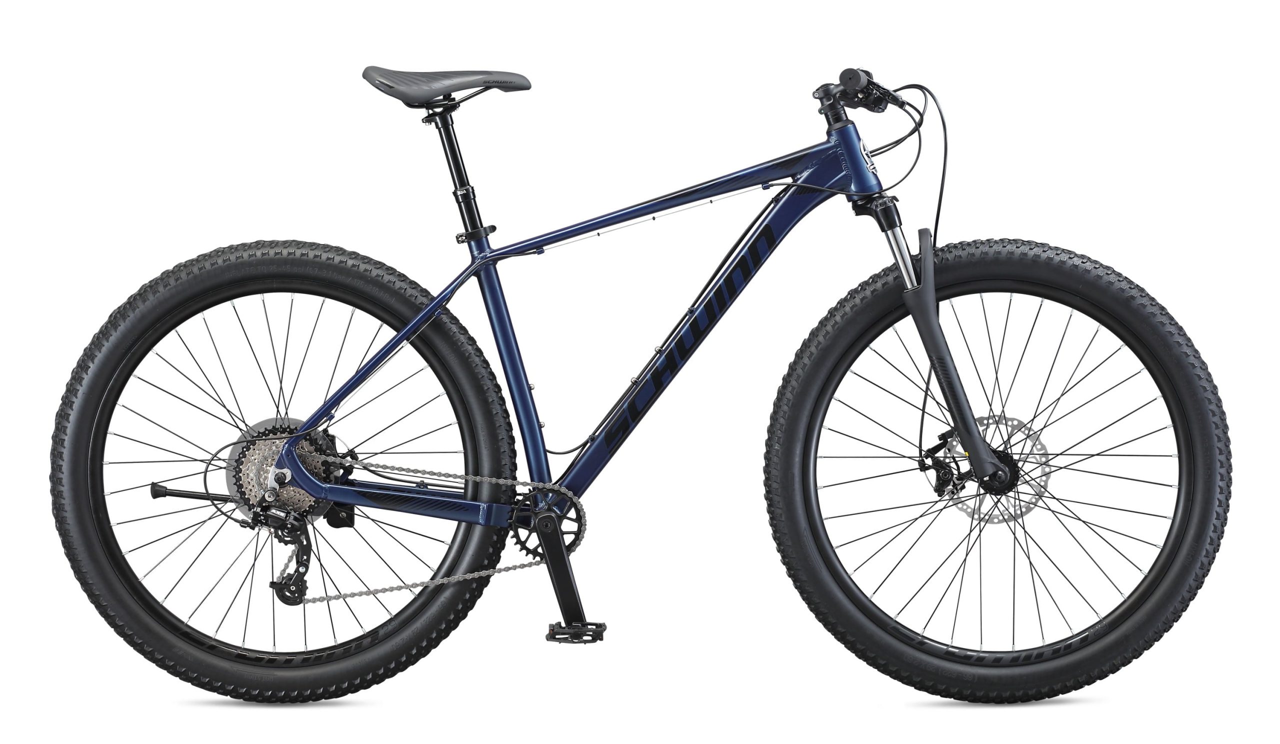 1a87853858dc2d596cee463e5bb2754783e3c98568556cd5828195584c46eb6b.jpg 29-in. Axum DP Mens Mountain Bike. Blue. 19-in. Frame - Image 1
