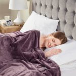 Serta - Plush Heated Blanket - Queen - Purple