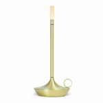 Graypants Wick Portable Table Lamp, Brass