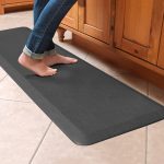 Newlife by GelPro Designer Comfort Kitchen Mat - Grasscloth Charcoal