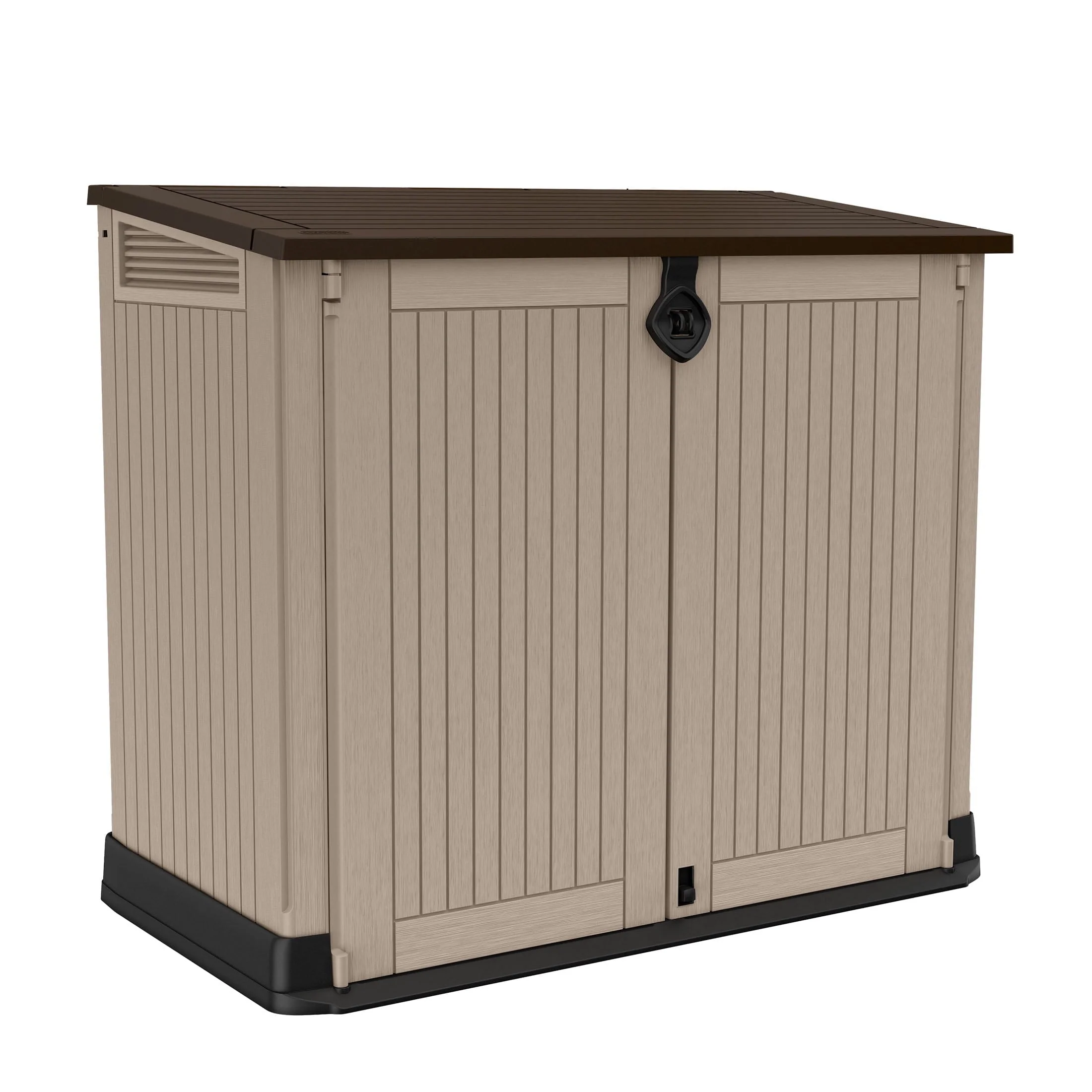1aafa85af421805abbdceebb20eca427f48b237e536901d8d4f11f98ed3bfb4c.webp Keter Store - It - Out Midi 30 - cu ft All - Weather Resin Storage Shed, Beige - Image 1