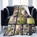 JeReVolng Custom Blanket with Photo Text Personalized Bedding Throw Blankets Customized Flannel Fleece Blankets for Family Birthday Weddin