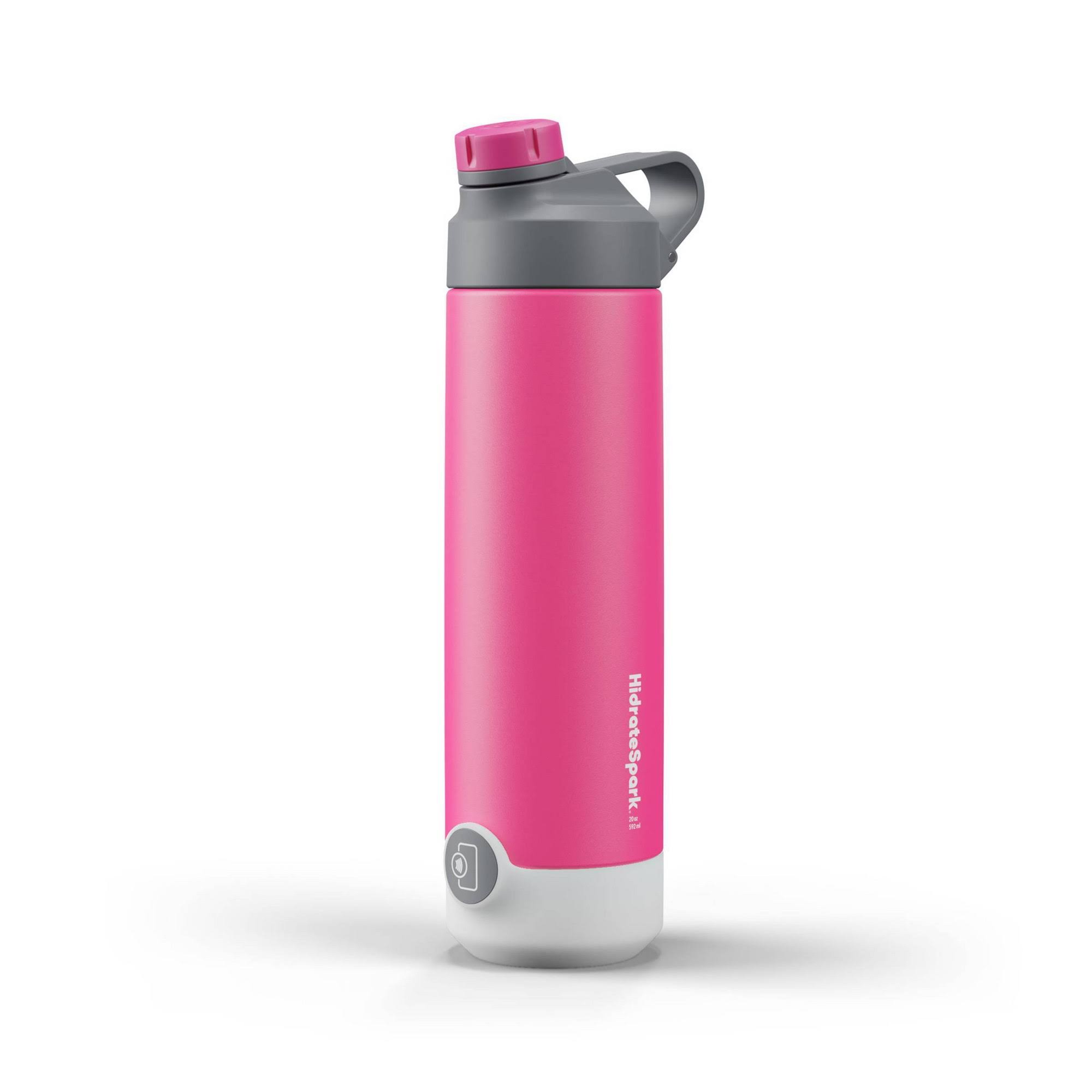 1acc71696cfcb25642b5ed5274735763856e4977875ef8a1a340a97b8003931f.jpg HidrateSpark 20oz Vacuum Insulated Stainless Steel Smart Water Bottle with Chug Lid - Fruit Punch - Image 1