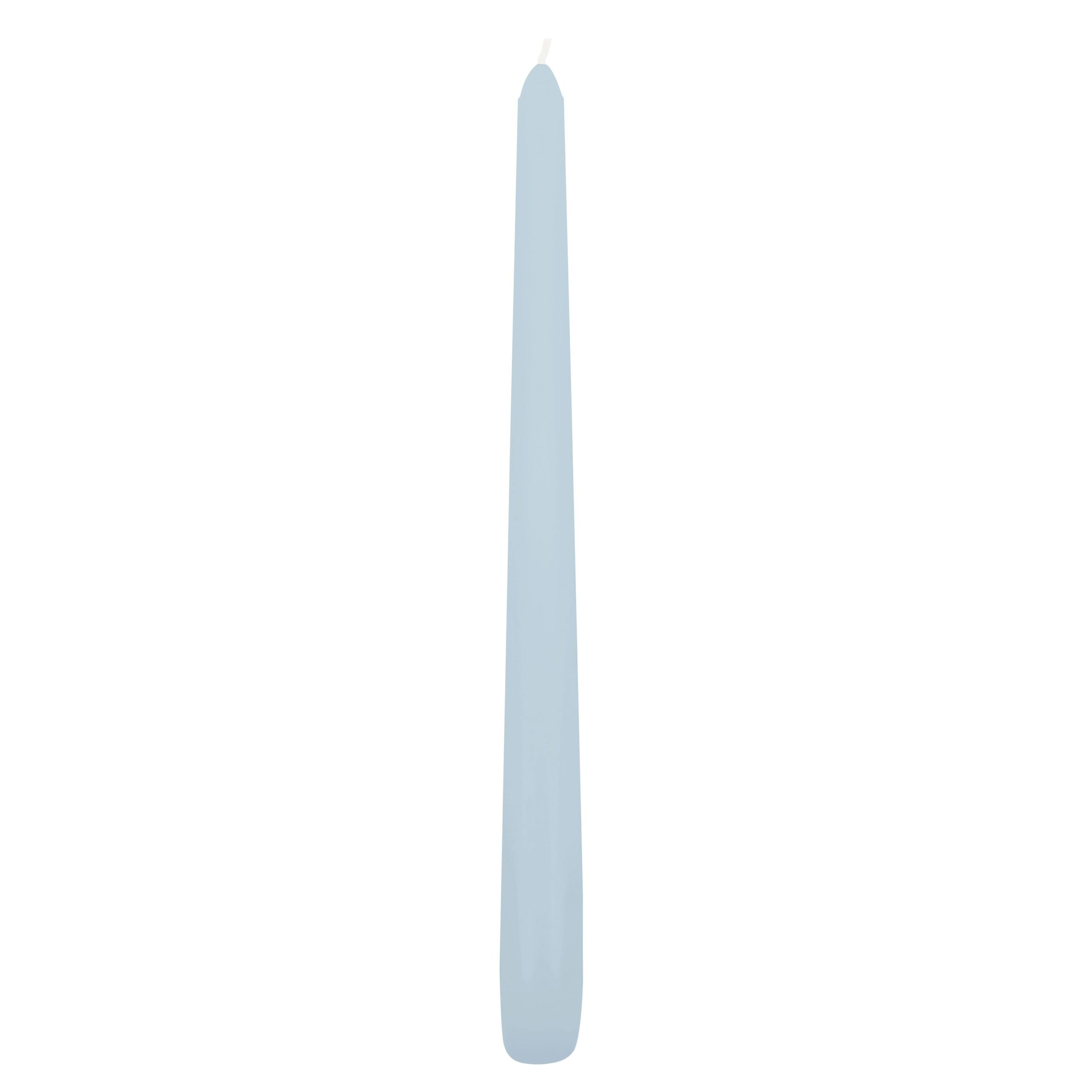 1ae9d5f498eaf95a74734300335acd8dc29be1b200ff76e3cc2d44d9434cdf70.jpg Ashland Taper Candle - Light Blue - 10 in - Image 1