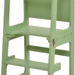 Avenlur Date - Wood Step Stool, Desk and Chalkboard - Green
