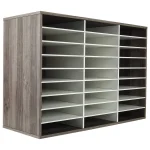 TQVAI Wood Adjustable Literature Organizer