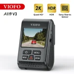 VIOFO 2K Dash Cam 2560x1440p Quad HD+ Car Dash Camera, Ultra Clear Night Vision, GPS Included, Buffered Parking Mode, True HDR, A119 V3
