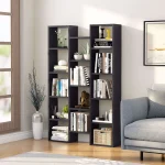 Tribesigns Modern Bookcase, 5 - Shelf Storage Organizer Bookshelf with 14 - Cube Display Book Shelf for Home Office, Living Room and Bedroom