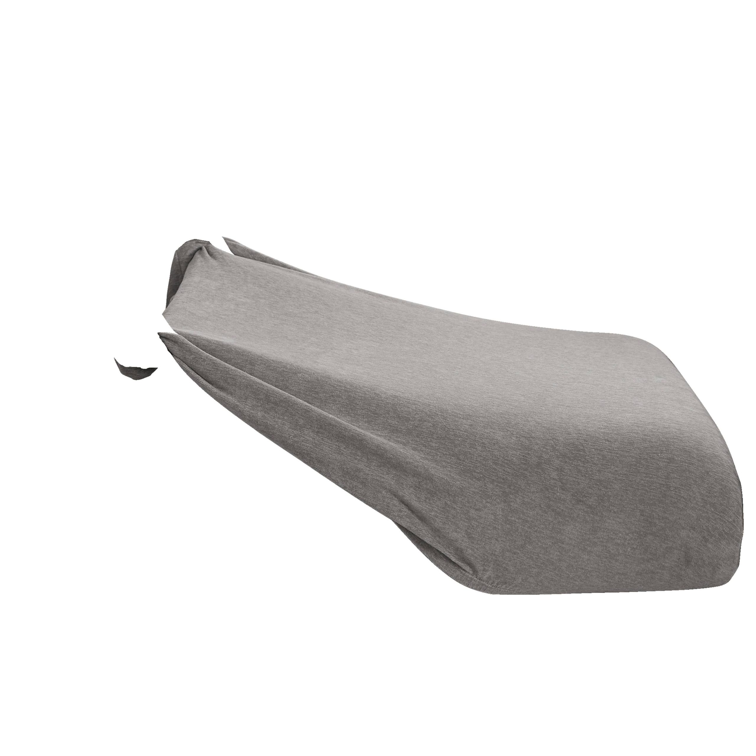 1b7d9e16891ac192c131caacd07342dbdda9656df04759b73bc365b44338efe5.jpg SureFit Cedar Stretch Textured Sectional Slipcover Small Couch Cushion - 40x32x8 - Gray - Image 1