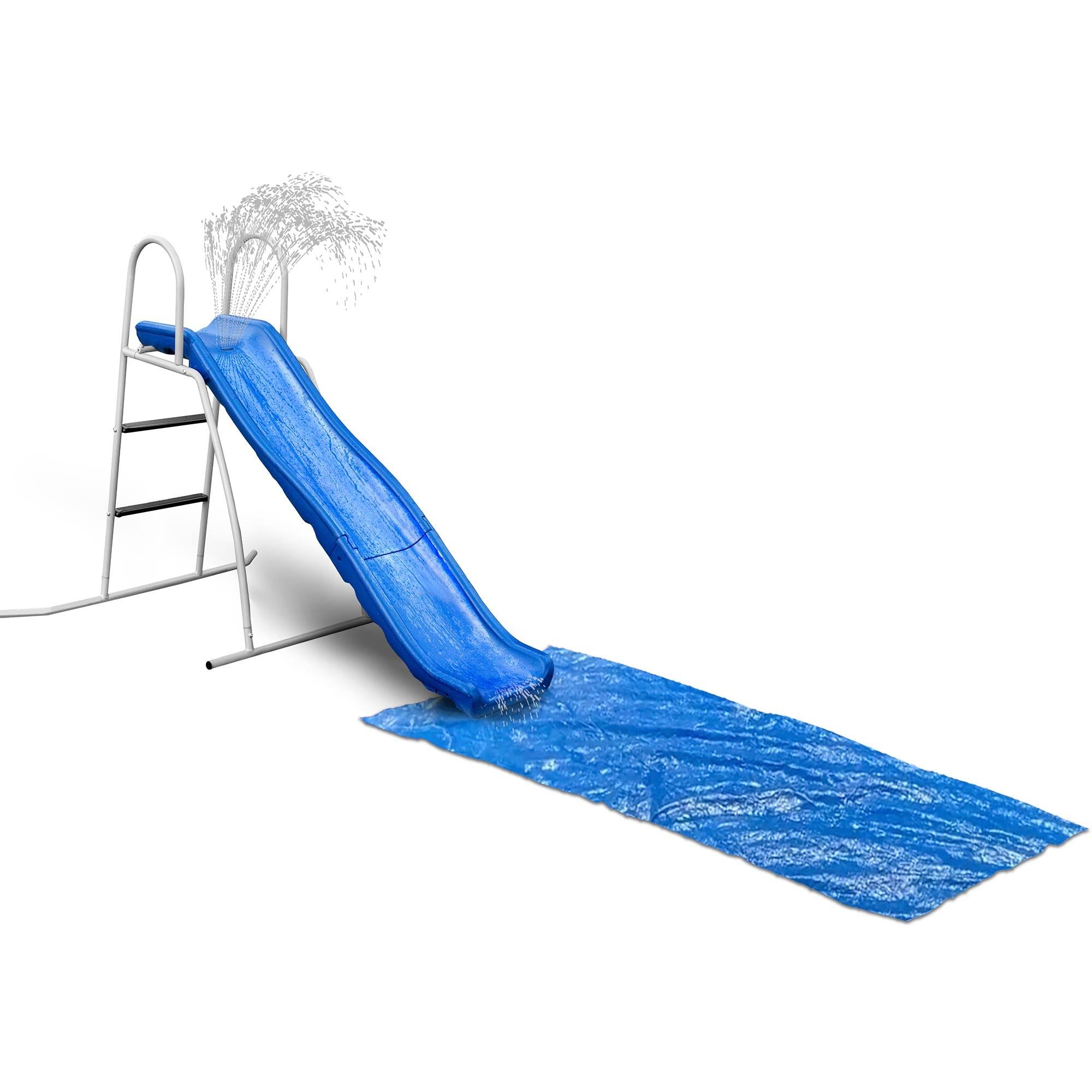 1b7f003378921620899e09286bf3b60123bf450d7edbe0aa7795e7d9f79f0e15.jpg XDP Recreation 6 Foot Water Wave Slide with Built in Adjustable Water Sprinkler - Image 1