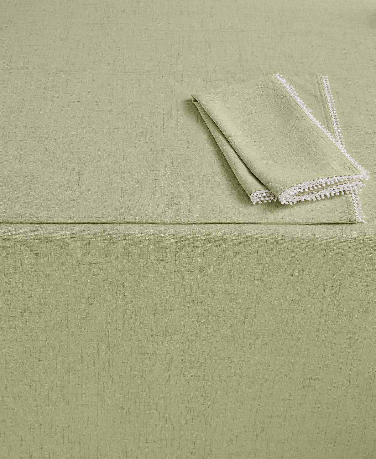 1b9e31755452c3a485df6a6da54718d9a21b078fae9402b81c6cc21cf62d533c.jpg French Perle Pistachio Tablecloth - Lenox - Image 1