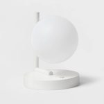 Round Bulb Kids' Nightlight with Switch White (Includes LED Light Bulb) - Pillowfort