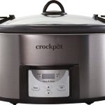Crock Pot 7qt Cook & Carry Programmable Easy-Clean Slow Cooker - Stainless Steel
