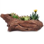 Dahlia Driftwood Stump Handmade Concrete Succulent Planter/Plant Pot/Flower Pot/Bonsai