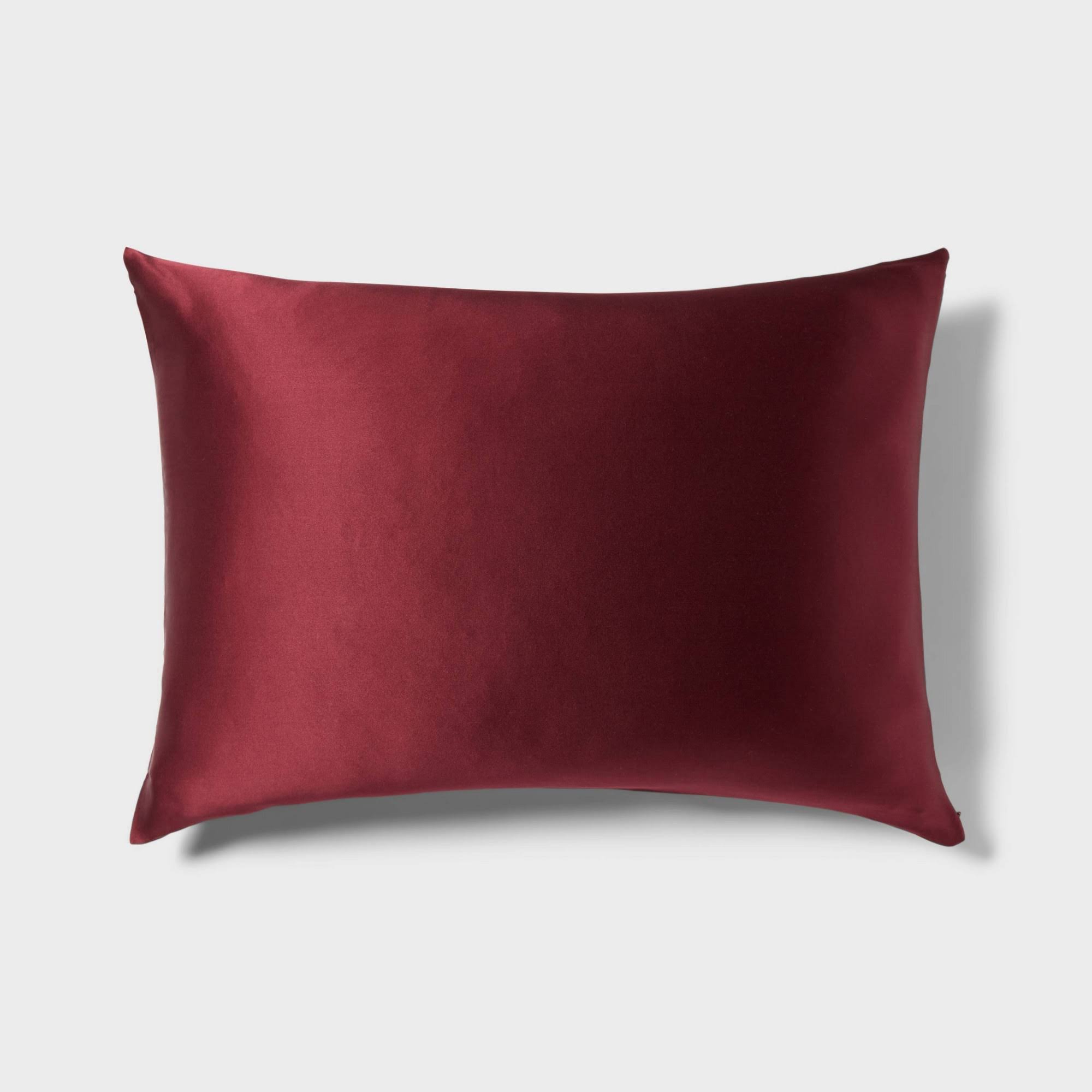 1c0171f383a38e1e00063ab945c1e55c2d0fcc6756caebe5c019a8357d03e291.jpg Standard 100% Silk Pillowcase with Hidden Zipper Berry Purple - Threshold - Image 1