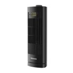 Holmes 13" Oscillating 3 Speed Mini Tower Fan with Digital Clock Black