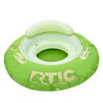 RTIC Tough River Tube, Tree Frog, Inflatable Water Raft with Heavy-Duty Handles, Drink Holder, and Backrest, Great for Pools, Lakes, rivers, adult