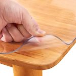 PVC Clear Plastic Protector Wood Furniture Table Topper Protective Cover Dining Living Room Countertop Thick Tablecloth Vinyl Mat Tabletop