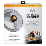 Air Whirl Crisper Air Fryer Lid Glass/Stainless Steel 1 Pk