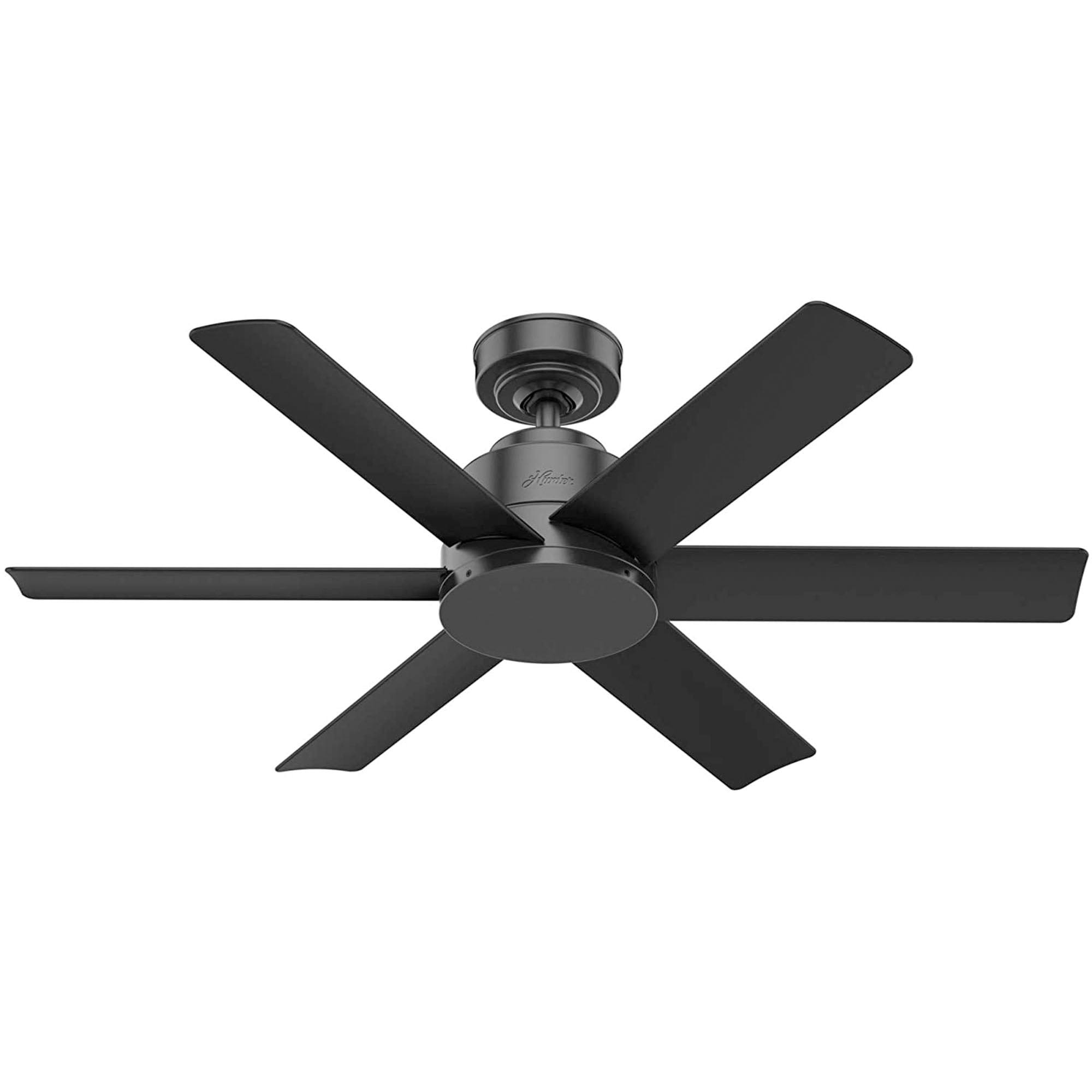 1c9124cfca96e3e69beb3c2e983e14fdd7486c1ceb961d106cbc50a329e9689b.jpg Hunter Kennicott 44" Outdoor Ceiling Fan - Matte Black - 59613 - Image 1
