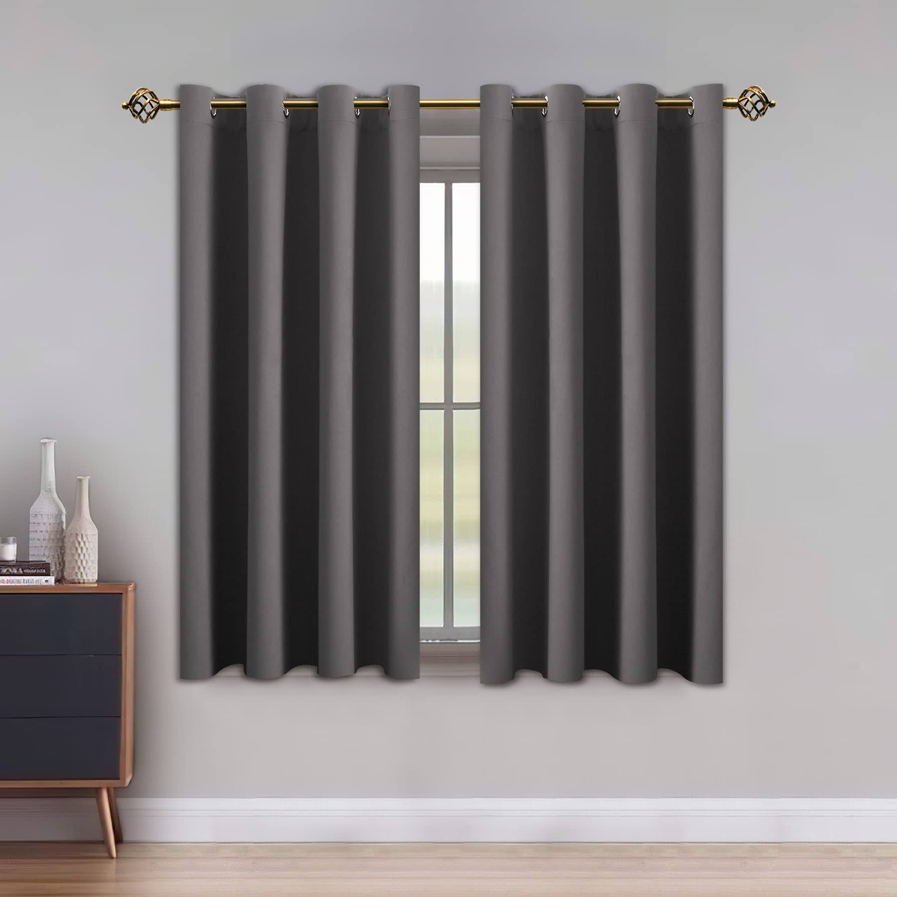 1c9d0471d0af48978a2c8da7c47574a44812e03a7b685c305020cd41918f0f9f.jpg LUSHLEAF Blackout Curtains for Bedroom, Solid Thermal Insulated with Grommet Noise Reduction Window Drapes, Room Darkening Curtains for Living Room, 2 - Image 1