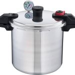 Groupe Seb T-Fal Pressure Cooker, Pressure Canner with Pressure Control, 3 PSI Settings, 22 Quart, Silver - 7114000511