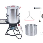 Fire Riot 30 Qt Heavy Gauge Aluminum Turkey Deep Fryer Pot