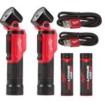 Milwaukee 2113-21-2113-21 500 Lumens LED Pivoting REDLITHIUM USB Flashlight & 500 Lumens LED Pivoting REDLITHIUM USB Flashlight (2-Pack)