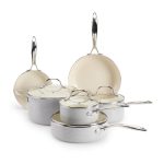 Food Network Farmstead 10-pc. Aluminum Cookware Set, Light Grey