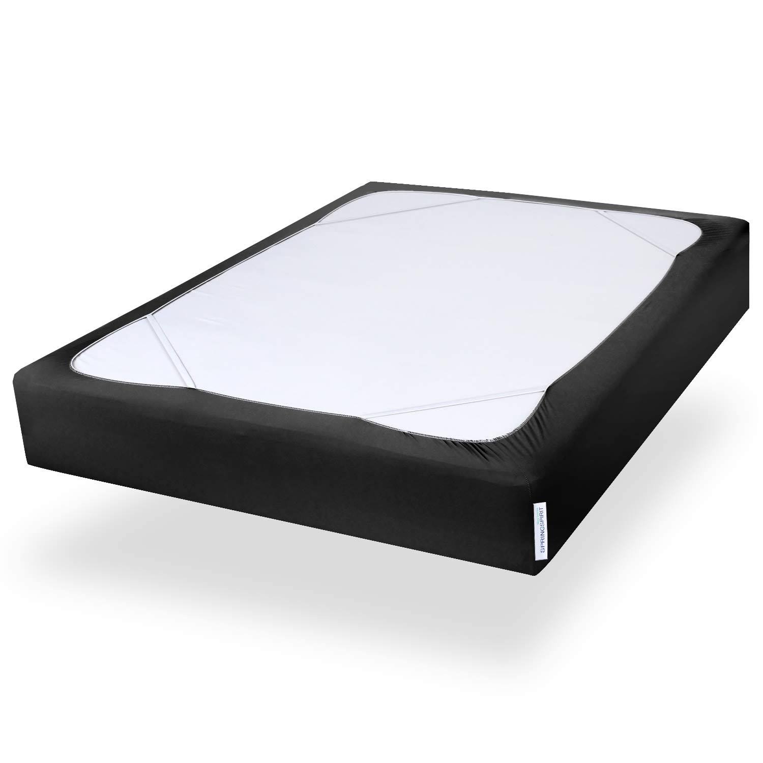 1cd2fa789f3bfe6cbd17974d2a335bed7263f0704b1d8db209fd4d28bfe2c0b5.jpg Box Spring Cover Queen Size Alternates for Bed Skirt Smooth and Elas - Image 1