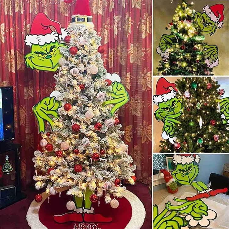 1cdcfcff980482a80bc2c88bf9c2cdc7864497296059b910a27f46259695feb2.jpg Lemooy Christmas Tree Elf Decorations, Fun and Unique Design Durable Material, Variety of Application Scenarios - Image 1