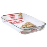 Pyrex Bakeware 4.8 Quart Oblong Baking Dish, Clear