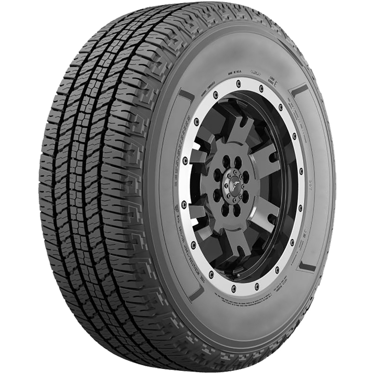 1cf1942d5b54c7e0573283da1efd844e42bcc965a910a5ac0550b7afea76c05f.jpg Goodyear Wrangler Workhorse HT All-Season 235/70R16 106T Light Truck Tire - Image 1