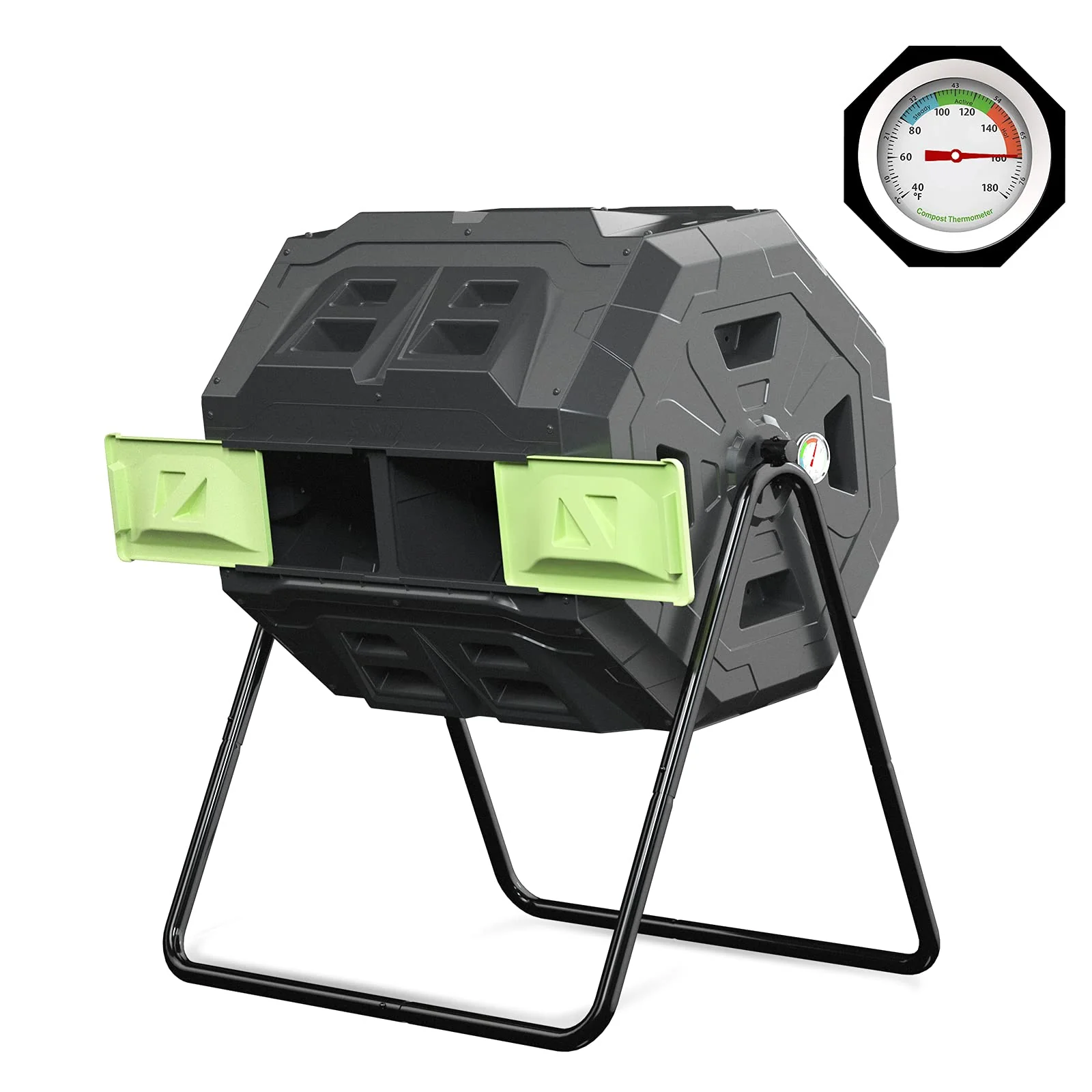 1d0e0d02500d21b8d64a7d91e230df9d0080cfb7600819d60d4b4750b8c47cfc.webp SQUEEZE master 43Gallon Large Compost Tumbler Bin - Image 1