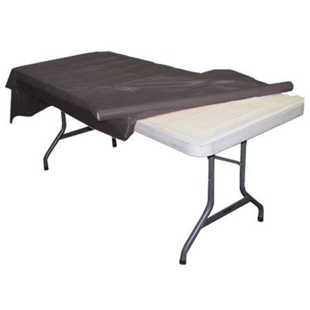 1d1f423f6181dc2315dc3d44f55d54aa6f50f14c09b2cc662fa654da2c39ab35.jpg 40 in. x 300 ft. Premium Black Table Roll - Image 1