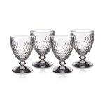 Villeroy and Boch Boston Goblet Glass, Clear, 11 oz - 4 count