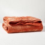 Full/Queen Sun Stitched Vintage Velvet Quilt Coral - Opalhouse Designed with Jungalow