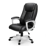 AECOJOY Office Chair Ergonomic, Leather Office Chair with High Back