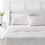 Martha Stewart 100% Cotton Queen Sheet Set - 4 Piece, Soft, Smooth, Durable, Easy Care, 16 inch Deep Pocket Sheet, Bedding Sheets, Sateen Sheet, 1
