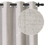 Rose Home Fashion 100% Blackout Curtains 96 Inches Long for Bedroom Linen
