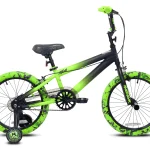 Bicycles 18" Madd Gear MG18 BMX Boy'S Bike, Black and Green
